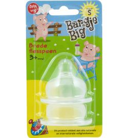 Bargje Big Bargje Big Silicone speen brede fles maat S (2st)