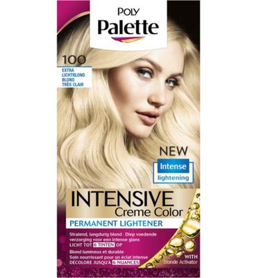 Poly Palette Haarverf 100 Extra licht blond (1set) 1set