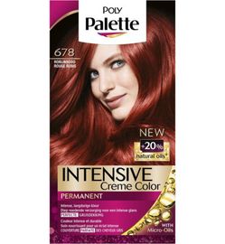 Poly Palette Poly Palette Haarverf 678 Robijn rood (1set)