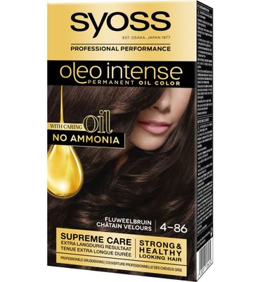 Syoss Color Oleo Intense 4-86 fluweelbruin haarverf (1set) 1set