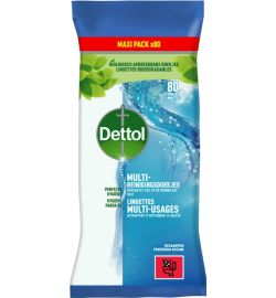Koopjes Drogisterij Dettol Hygienische schoonmaakdoekjes (80st) aanbieding