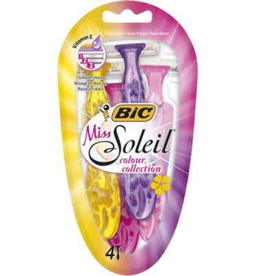 Bic Miss soleil color collection scheermesjes (4st) 4st
