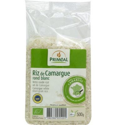 Priméal Witte ronde rijst camargue bio (500g) 500g