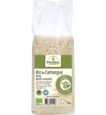 Priméal Halfvolkoren langgraan rijst camargue bio (1000g) 1000g