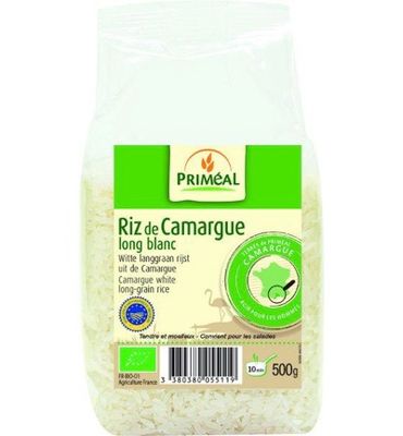 Priméal Witte langgraan rijst camargue bio (500g) 500g