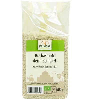 Priméal Halfvolkoren basmati rijst bio (500g) 500g