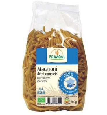 Priméal Halfvolkoren macaroni bio (500g) 500g
