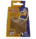 Nuby Replacement nipple slow flow (2st) 2st thumb