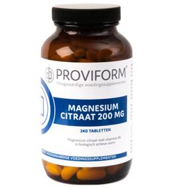 Proviform Proviform Magnesium citraat 200 mg & B6 (240tb)