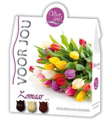 Voor Jou! Cadeau doos trendy bloemen zomaar (100g) 100g