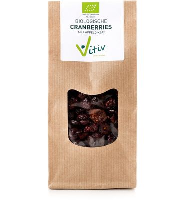 Vitiv Cranberries appeldiksap bio (500g) 500g