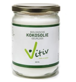 Vitiv Vitiv Kokosolie geurloos bio (500ml)