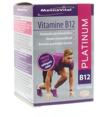 Mannavital Vitamine B12 platinum (60tb) 60tb