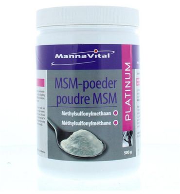 Mannavital MSM poeder platinum (500g) 500g