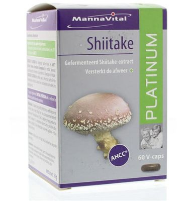 Mannavital Shiitake platinum (60ca) 60ca