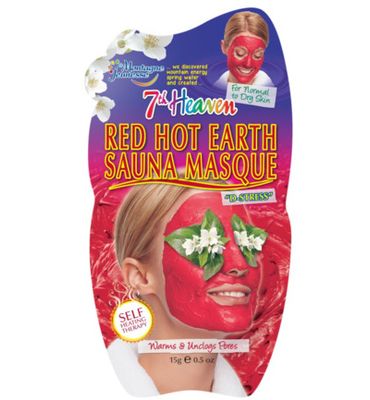 Montagne Jeunesse 7th Heaven gezichtsmasker red hot earth sauna (15g) 15g