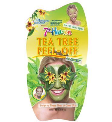 Montagne Jeunesse 7th Heaven gezichtsmasker tea tree peel-off (10ml) 10ml