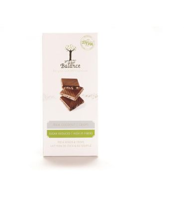 Balance Choco stevia tablet melk/kokoscreme (85g) 85g