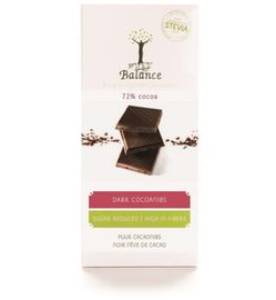 Balance Balance Choco stevia tablet puur cacao (85g)