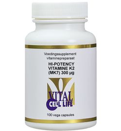 Vital Cell Life Vital Cell Life Vitamin K2 300 mcg hi potency (100ca)