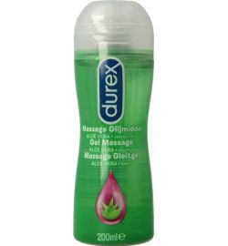 Durex Durex Massage olie en glijmiddel 2-in-1 aloe vera (200ml)