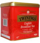 Twinings English breakfast blik (500g) 500g thumb