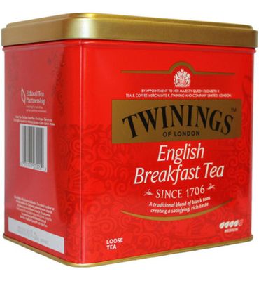 Twinings English breakfast blik (500g) 500g