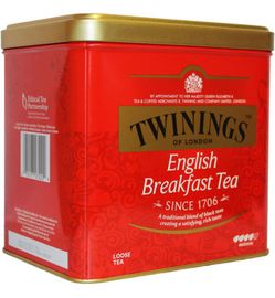 Twinings Twinings English breakfast blik (500g)