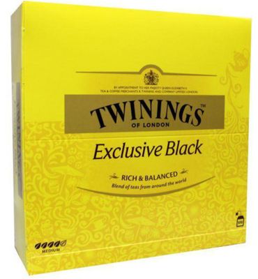 Twinings Exclusive black tea envelop (100st) 100st