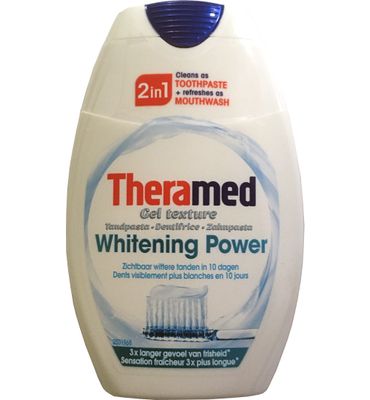 Theramed 2 in 1 Power whitening tandpasta (75ml) 75ml