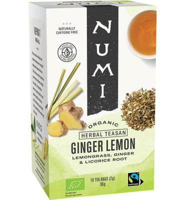 Numi Green tea ginger lemon bio (18st) 18st