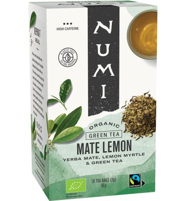 Numi Green tea mate lemon bio (18st) 18st