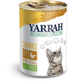 Yarrah Yarrah Kat kip in saus bio (405g)