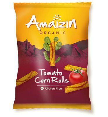 Amaizin Corn rolls tomaat bio (100g) 100g