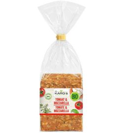 Dr Karg Dr Karg Crackers tomaat mozarella bio (200g)