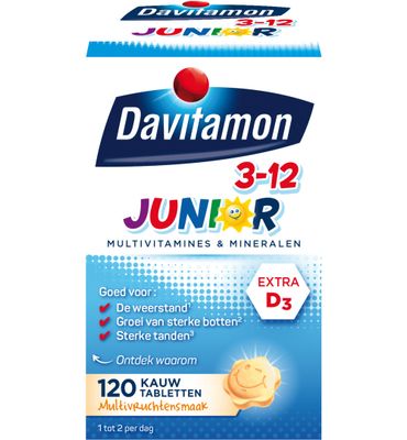 Davitamon Junior 3+ multifruit (120kt) 120kt