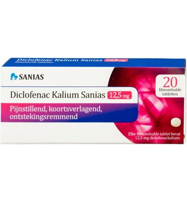 Sanias Diclofenac kalium 12.5mg (20tb) 20tb