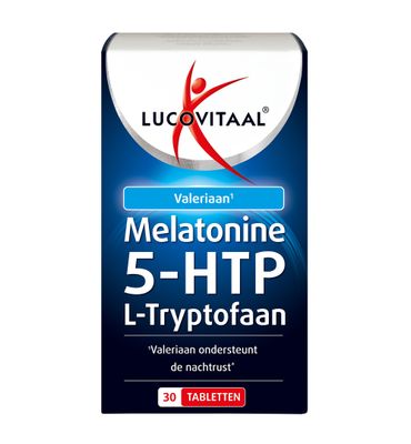Lucovitaal Melatonine L-tryptofaan 0.1mg (30tb) 30tb
