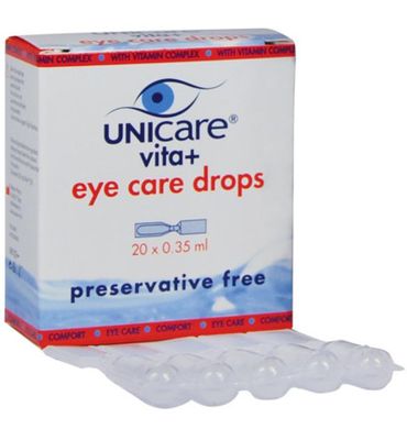 Unicare Vita+ eye care oogdruppels 0.35 ml (20amp) 20amp