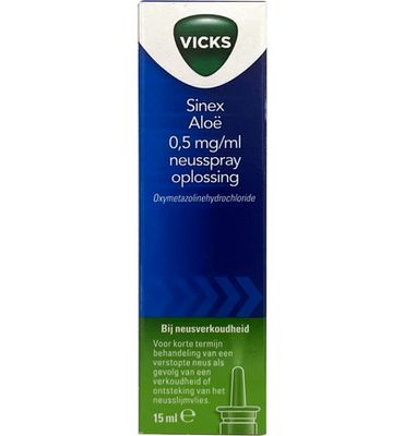 Vicks Sinex aloe neusspray (15ml) 15ml