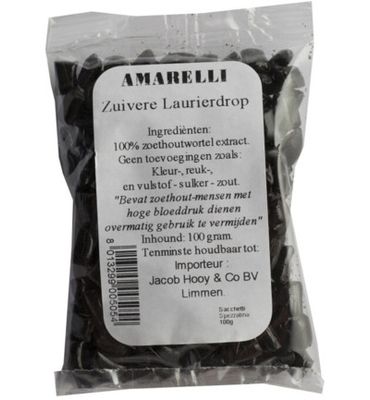 Amarelli Laurierdrop zakje kleine stukjes (100g) 100g