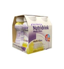 Nutridrink Nutridrink Multi fibre vanille 200ml (4st)