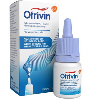 Otrivin Druppels 1 mg verzachtend (10ml) 10ml