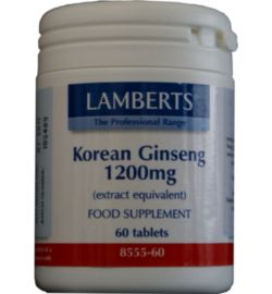 Lamberts Lamberts Ginseng Koreaans 1200mg (60tb)