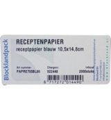 Blockland Receptpapier blauw 105 x 148mm (2000st) 2000st