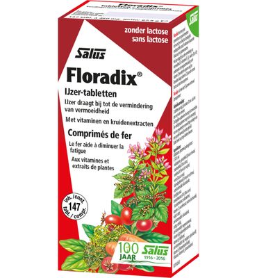 Salus Floradix ijzer tabletten (147tb) 147tb