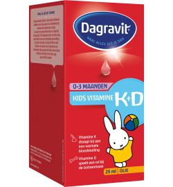 Dagravit Dagravit Vitamine K+D druppels (25ml)