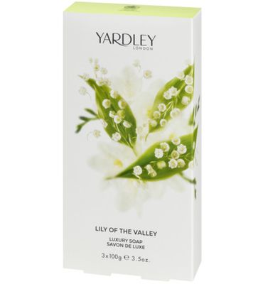 Yardley Lily zeep box 3 x 100 gram (3x100g) 3x100g