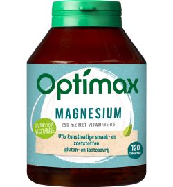 Optimax Optimax Magnesium citraat 250 mg + vit B6 (120tb)