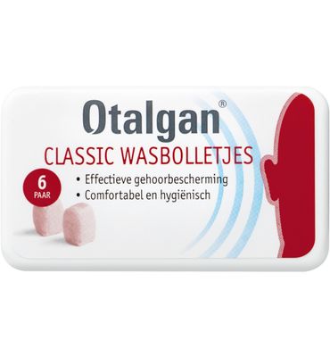 Otalgan Classic wasbolletjes (6paar) 6paar